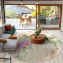 Rundt teppe   Dimos beige/multi Størrelse: Ø 160 cm