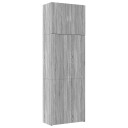  Highboard grå sonoma 80x42,5x249 cm konstruert tre
