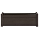vidaXL Høybed PP mocca 100x43x35 cm