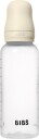 BIBS Lateks Babyflaske 2-pakning 270 ml Medium Flyt Elfenben