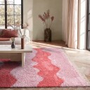 Ryetepper   Amira Natural Cotton Shaggy rosa Størrelse: 160 x 230 cm