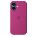 Apple iPhone 16 Silikondeksel med MagSafe Fuchsia