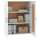 vidaXL Hengende veggskap hvit 69,5x32,5x90 cm