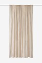 Ellos Home   Gardin med multibånd Elly Thin Stripe Wide Pleatingtape i resirkulert halvlinne ekstra bred 1 pakning   Rød