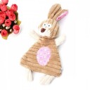 Liten Beige Kanin Hundeleke Med Pip Og Crunch