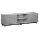 vidaXL TV benk 140 x 34.5 x 40 cm Betonggrå Konstruert tre
