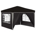  Pop up Festtelt Svart 288 x 288 x 245 cm Oxford Stoff