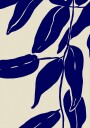 Indigo Leaves Dance Plakat Plakat / 40x50cm