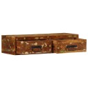  Veggmontert TV benk 80x30x19 cm gjenvunnet heltre