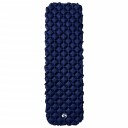 vidaXL Oppblåsende campingmadrass marineblå 190x58x6 cm