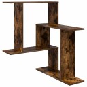 vidaXL Vegghylle Røkt Eik 67 x 67 x 87 cm Konstruert tre