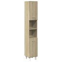  Baderomsskap sonoma eik 30,5x30x179 cm konstruert tre