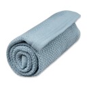 Vinter &  Bloom Soft Grid Helseteppe Dim Blue