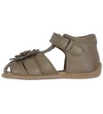 Pom Pom Sandaler   Forretter Flower Velcro   Latte   Pom Pom   20   Sandals   Brun