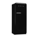 Smeg Kombiskap 153cm Fryserdel Svart 50's Style