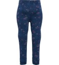 Hummel Leggings hmlFia Sargasso Sea m. Sølvglitter 68 Leggings Blå 62