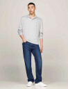 Tommy Hilfiger L/S Liquid Cotton Reg Polo - Grey - L