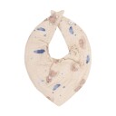 Pippi Bib Muslin W. Aop 2-Pack Navy ONE SIZE