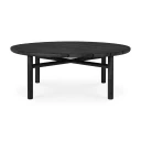 Ethnicraft Quatro Salongbord Ø95 cm Black