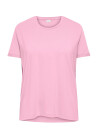 ONLY Carmakoma Carmoster S/S Fold Up Top Jrs Noos   Pink   54