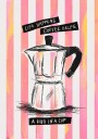 Mocca Coffee on Stripes   Hug in a Cup Poster Plakat / 50x70cm