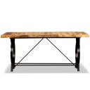 vidaXL Spisebord grovt mango heltre 180 cm