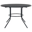  Terrassebord rundt antrasitt Ø110x72,5 cm pulverlakkert stål 4009264