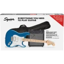 Squier Affinity Series Strat Hss Pack Lake Placid Blue, Mn, Gig Bag, 15g-230v