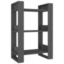 vidaXL Bokhylle/romdeler gr? 60x35x91 cm heltre furu