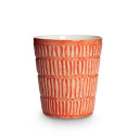 Stripes Kopp 30 cl 10 x 8 cm Oransje