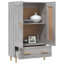 vidaXL Highboard grå sonoma 70x31x115 cm konstruert tre
