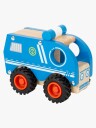 Small Foot  Wooden Police Car Blue