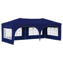 vidaXL Pop up Festtelt 575 x 288 x 245 cm Blå Oxford Stoff