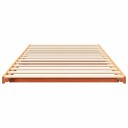 Gulvbedramme Voksbrun 80 x 220 cm Heltre furu