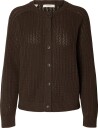 Selected Slwolga Ls Knit Struc O Neck Cardigan   DELICIOSO   M