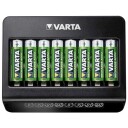 Varta LCD Multi Charger+ 4T Batterilader for 8x AA/AAA med AC-adapter