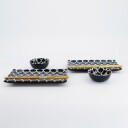 Tokyo design studio Sushisett havfrue 6 deler, cobalt blue