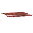  Innvendbar Markise Oransje 350 x 200 cm stoff
