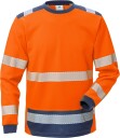 Fristads T-Shirt Långärmad 7724 Thv, Klass 3 Varsel Orange/marinblå 2xl