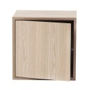 Muuto Stacked 2.0 hyller med d?r, medium eik
