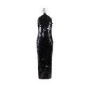 Rotate Birger Christensen Anledning festkjole Svart L , M , S , Xs , Xl