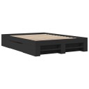  Sengeramme svart 135x190 cm konstruert tre 8721102855115