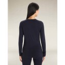 Icebreaker Women's 200 Oasis Long Sleeve Crewe Midnight Navy S