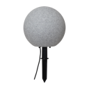 STAR TRADING 803-92 STONE UTELAMPE 30 CM, GRÅ