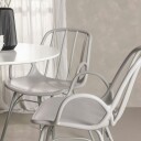 Spisegruppe Venture Home Hamden Ø80 cm med 4 Dyrön Stoler