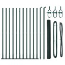  Gjerde med innlegg. grønn 1.4 x 25 m PVC belagt stål