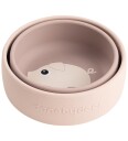 Done By Deer Silicone Bowl Set 2 Pcs Pigee Powder Pink