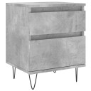  Nattbord betonggrå 40x35x50 cm konstruert tre 8721012110595