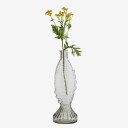 Madam Stoltz Fish Glassvase 30 cm Klar