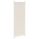 vidaXL Plissegardiner  60 x 100 cm Krem